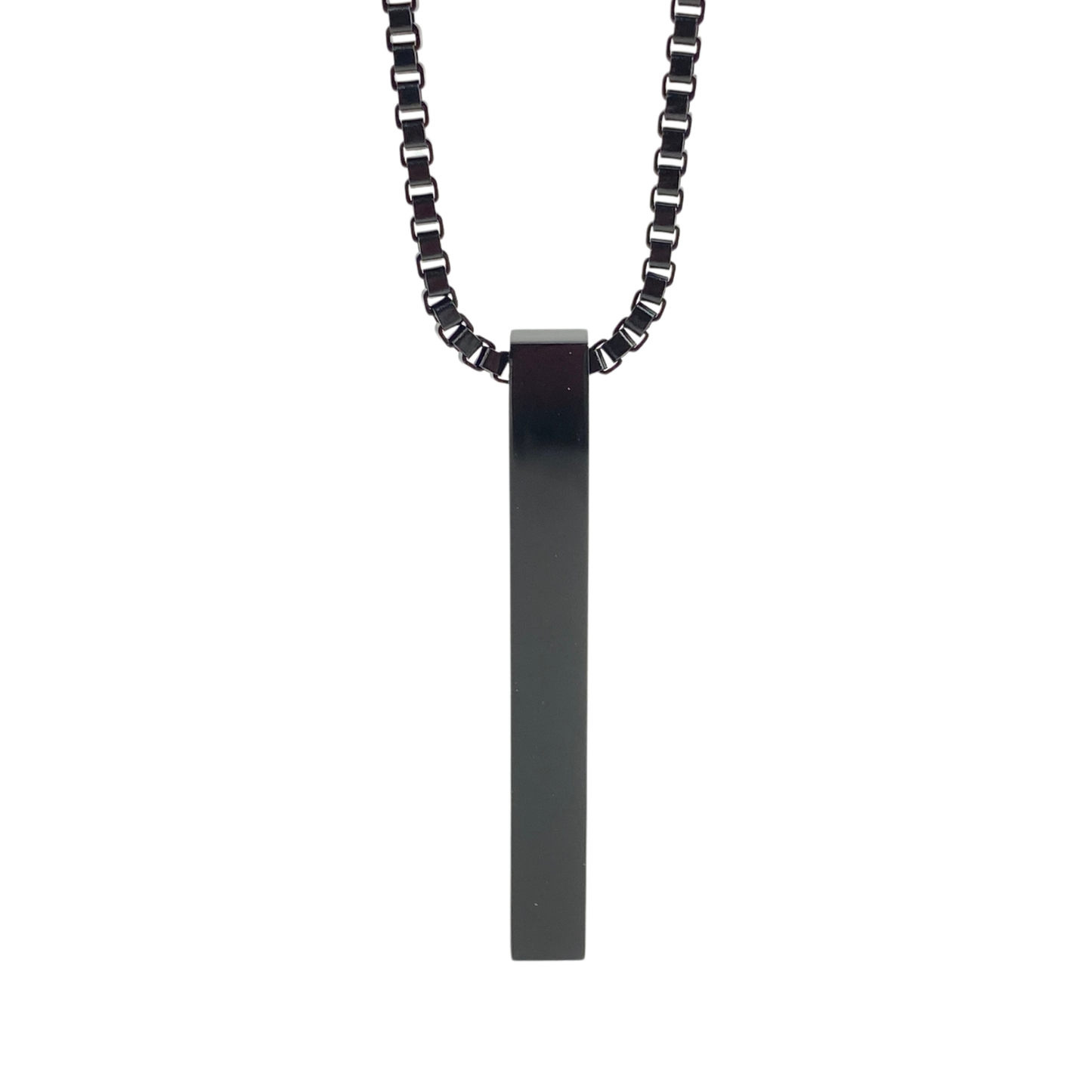 Dije Rectangular Minimalista de Acero Inoxidable Unisex