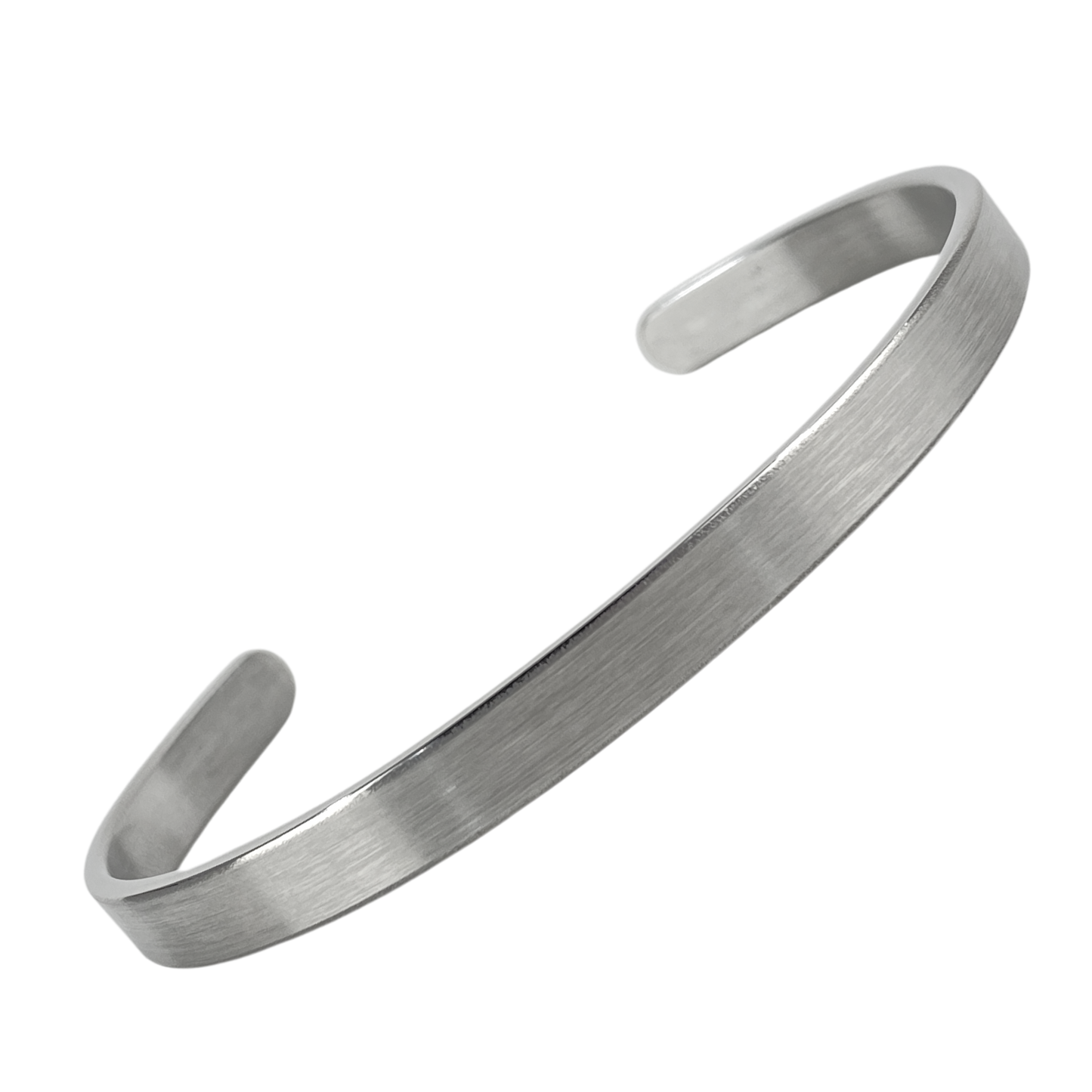 Brazalete Unisex Ajustable De Acero Inoxidable