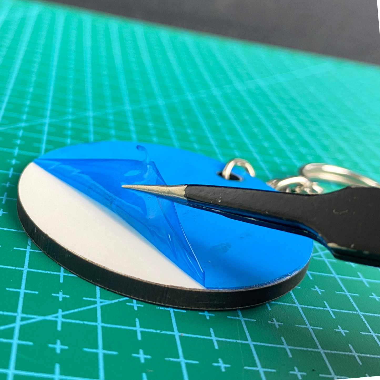 Llavero Circulo de MDF Para Sublimar Doble Cara 5cm Diámetro