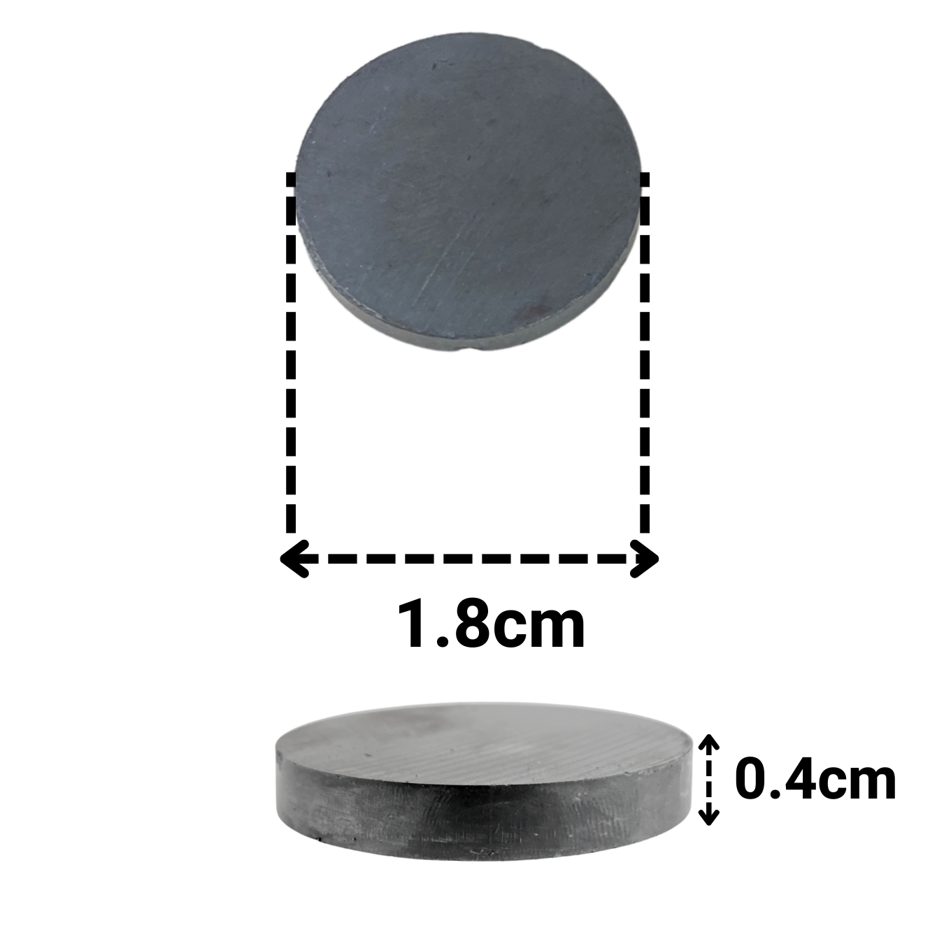 Imanes de Ferrita 18x4mm Circulares Magneticos Imán