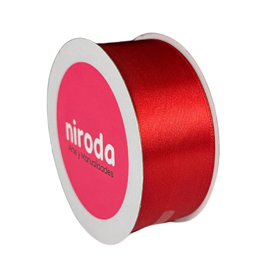 Rollo De Liston Satinado Doble Cara Del #9 (45mts x 3.8cm) Número 9