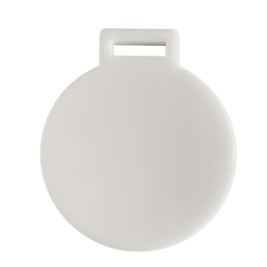 Medalla De Acrílico Blanco Para Sublimar y Sublimación De 3mm de Grosor y 6cm de Diametro