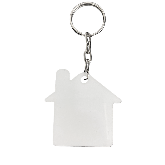 Llavero Para Sublimar Casa Casita de MDF 5cm
